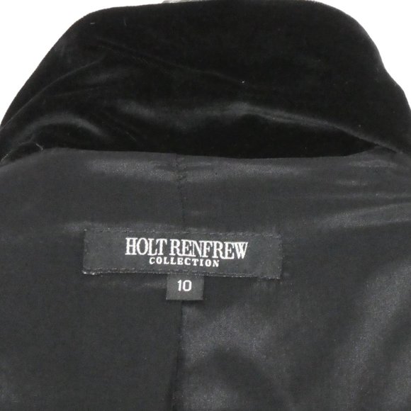 HOLT RENFREW Vintage Houndstooth Wool Coatdress  Size 10 - Picture 9 of 10